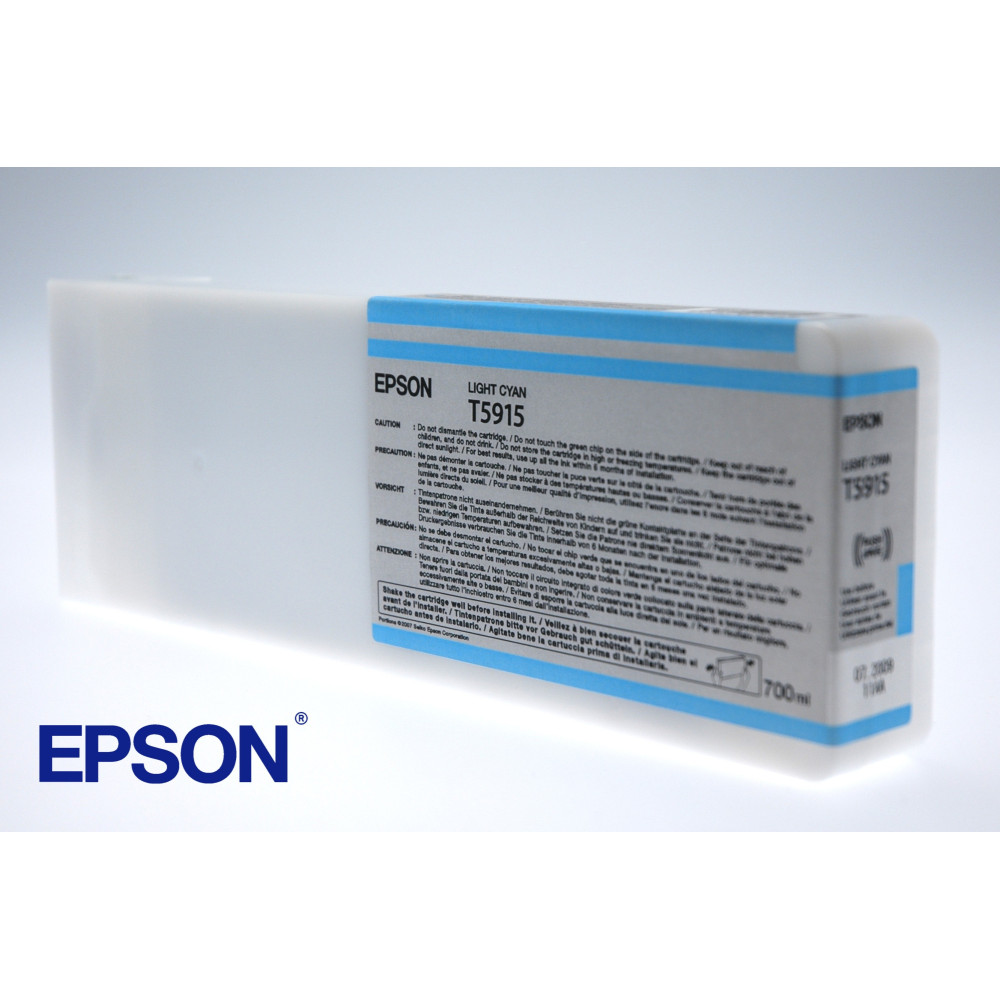 Tinta original epson t5915 cian claro c13t591500 700ml