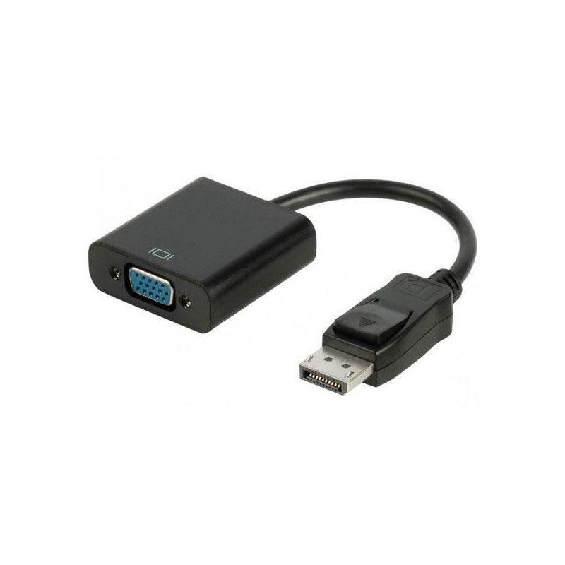 Adaptador DisplayPort a VGA Tipo B / Negro / Cablexpert A-DPM-VGAF-02