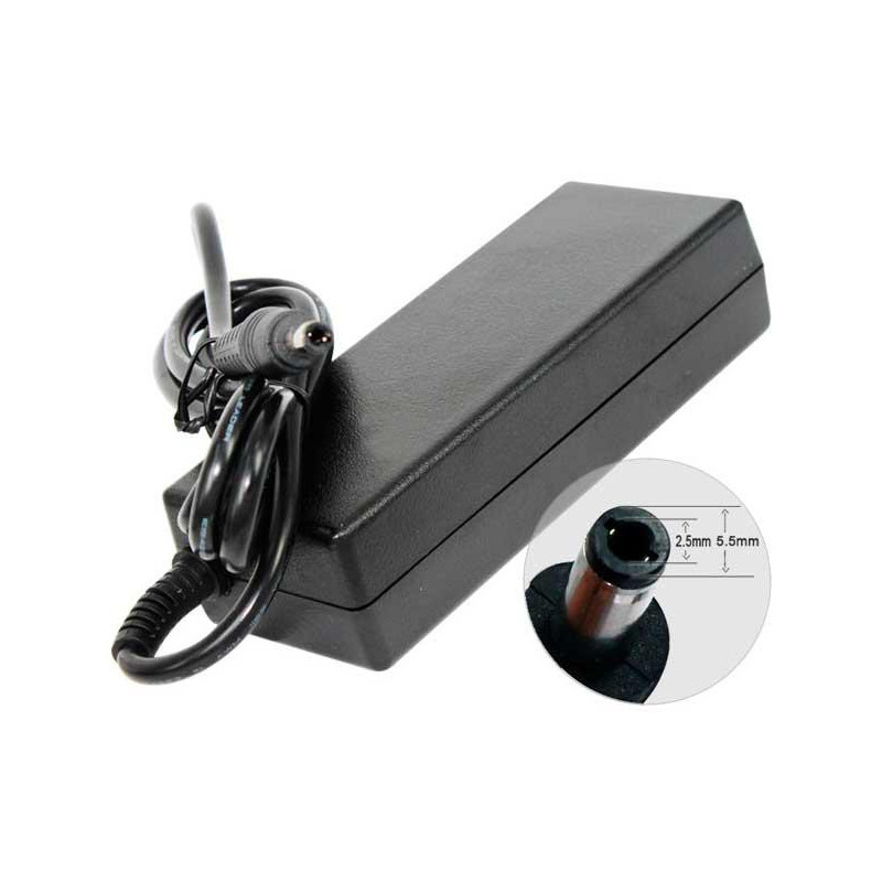 Cargador compatible para portátil FUJITSU / TOSHIBA 60W 19V 3.16A 5.5x2.5 mm Dayma