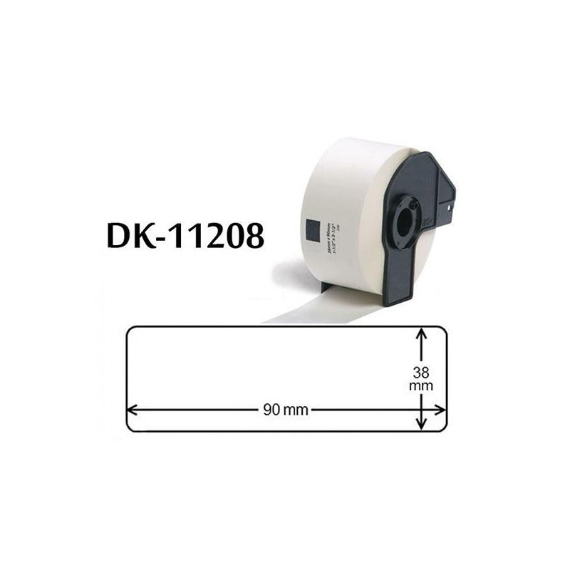 Etiquetas genéricas para BROTHER DK11208 38x90 mm