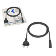 Cable alimentacion Philips forma ocho / IEC C7 / 1.5m / Nanocable / 10.22.0402