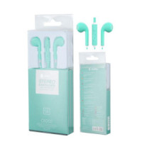 Auriculares con Microfono Intrauricular C6202 Air Verde / Sin silicona / Jack 3.5mm / One+