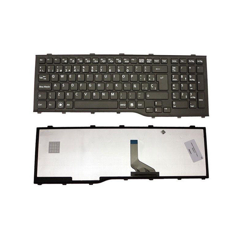 Teclado compatible para portátil FUJITSU lifebook a532 / ah532 / ah532 negro