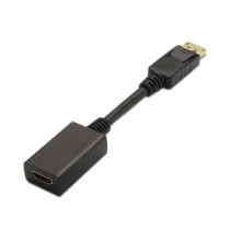 Adaptador DisplayPort a HDMI  M/H / 15cm / Negro / Nanocable  10.16.0502