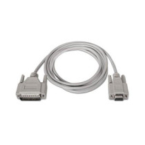 Cable serie null modem db9 hembra a db25 macho 1.8 m   10.14.0802