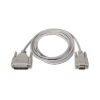 Cable serie null modem db9 hembra a db25 macho 1.8 m   10.14.0802