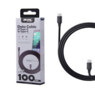 Cable datos Type-C M/M / 1m / 5a / PD 25w / Carga rapida /  BT817 / Negro / One+