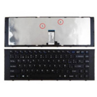 Teclado compatible para portátil SONY vpc-eg con marco  negro