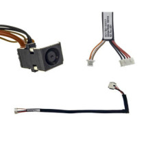 Dc-Jack compatible para portatil HP 4710 / 4710s / 4415s /  19cm acodado