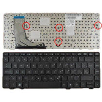 Teclado compatible para portátil HP Probook 6360b negro