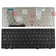 Teclado compatible para portátil HP Probook 6360b negro