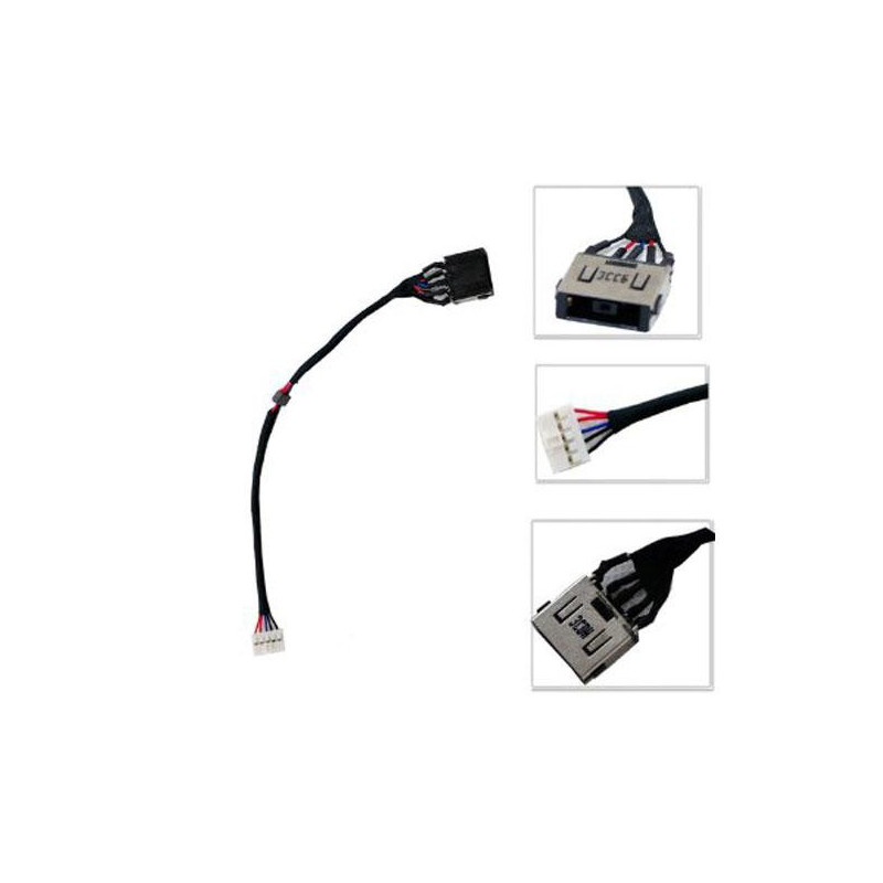 Dc-Jack para portatil  Lenovo g50-30/ g50-40 / g50-45 / g50-50 / g50-70 / Aprox. 15.5cm a 16cm