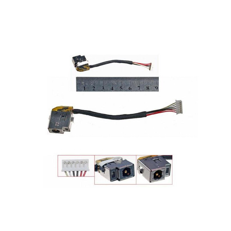 Dc-Jack compatible para portatil HP dm3/dm3t/dm3z