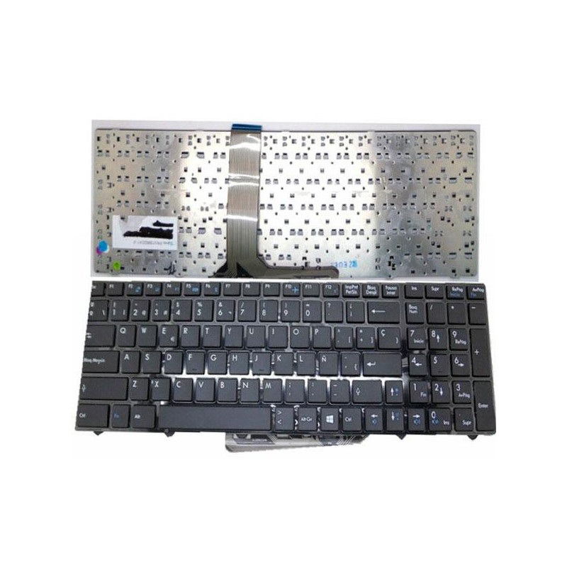 Teclado compatible para portátil MSI Gt60 / Gt70 / Ge60 / Ge70 / V139922ak1 / Ingles