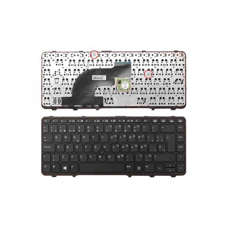 Teclado compatible para portátil HP Probook 640 g1 / 645 g1 / negro
