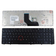 Teclado compatible para portátil HP Probook 6570b /6560b/ Elitebook 8570p + pointstick negro