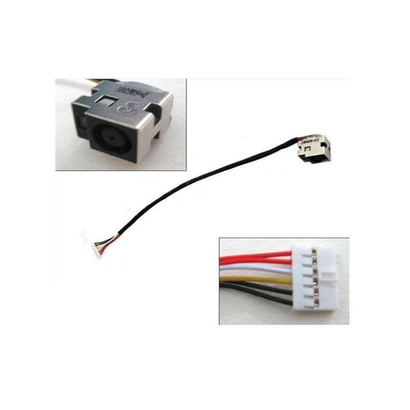 Dc-Jack compatible para portatil HP dv6 / cq61 / cq71 / g61 / 15cm Aprox.