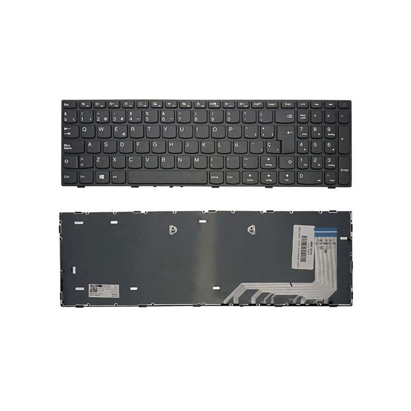 Teclado compatible para portátil LENOVO IdeaPad 110-15isk / 110-17ikb / Negro