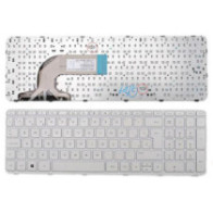 Teclado compatible para portátil HP Pavilion 15-e /15-n / 250 g3 / blanco flame win8 con marco