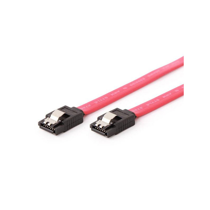 Cable de datos interno Sata 3 / 1m / Clip de seguridad / Gembird Cc-satam-data-xl