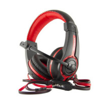 Auricular pc con Micro Havit hv-h2116d negro / rojo