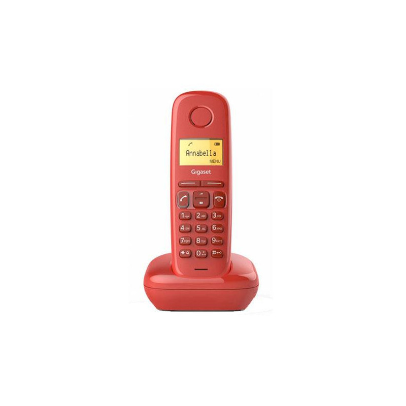 Telefono Inalámbrico Dect Diigital Gigaset A170 Rojo