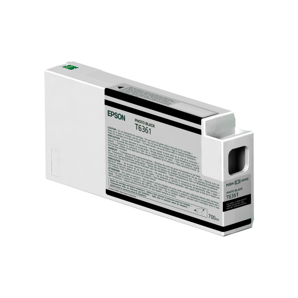 Tinta original epson t6361 negro foto c13t636100 700ml