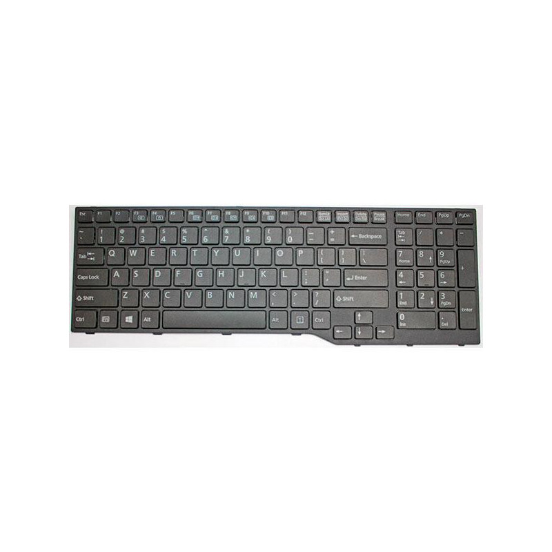 Teclado compatible para portátil FUJITSU lifebook e544 / idioma us / cp670822