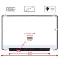 Pantalla para portátil LED 17.3\ Slim 30 Pines Full HD Mate"