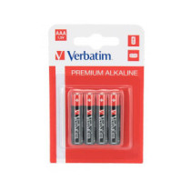 Pilas Verbatim Alcalinas LR03 AAA  1.5v (4 unid.) / 049920-46