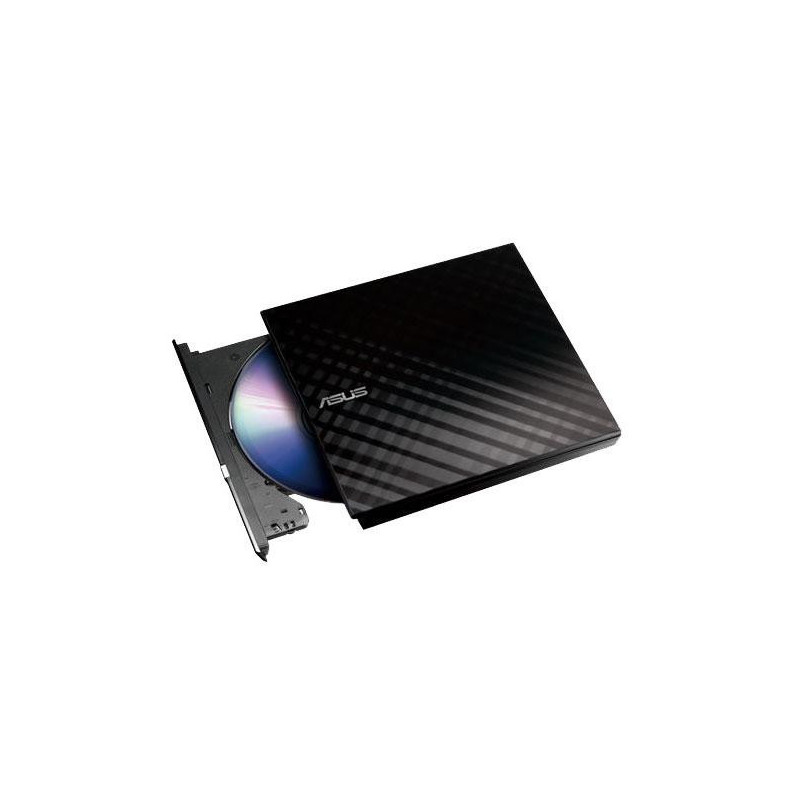 Grabadora Externa Asus USB 2.0 / DVD-RW / Slim / Negra  / sdrw-08d2s-u lite