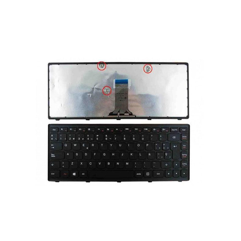 Teclado compatible para portátil LENOVO Flex 14 g400s / g400s / s405s / s410p / negro