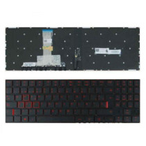 Teclado compatible para portátil LENOVO Y520 / Y530 / Y540 / R720 / R520-15ikb / Retroiluminado en rojo