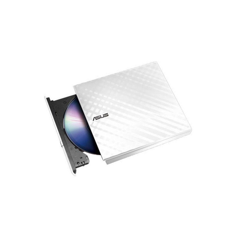 Grabadora Externa Asus USB 2.0 / DVD-RW / Slim / Blanca  / sdrw-08d2s-u lite