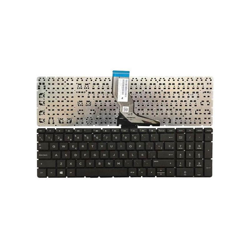 Teclado compatible para portátil HP Pavilion 15-bs / 15-bw / 15-br / 925008-071 / Tecla Enter Horizontal / Sin marco negro