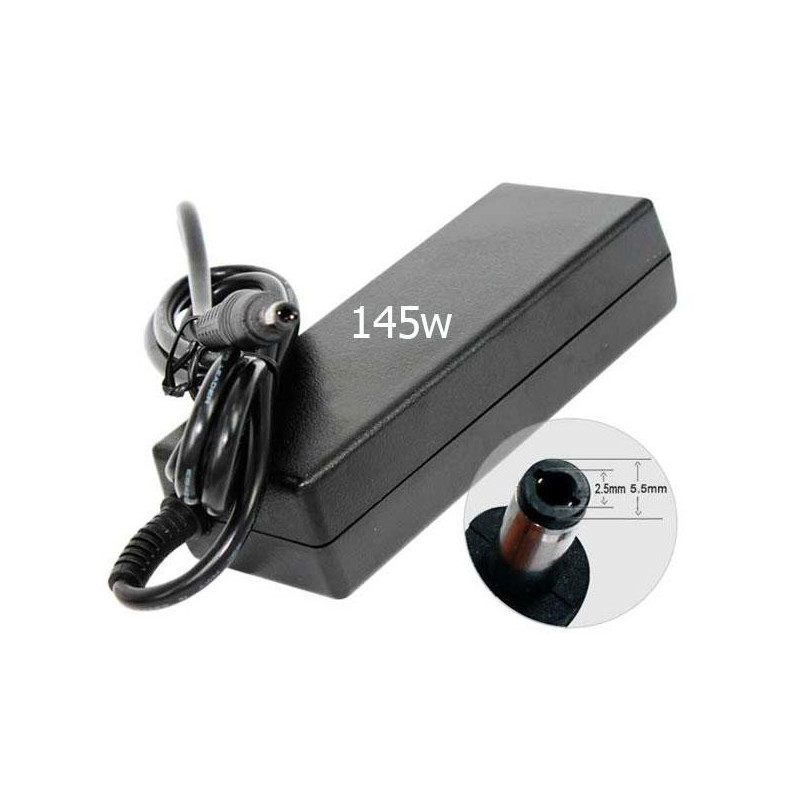 Cargador compatible para portátil ACER / ASUS / TOSHIBA 145W 19V 7.7A 5.5x2.5 mm Dayma