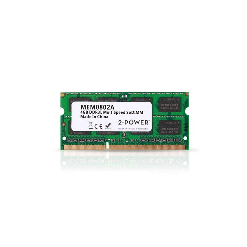 Memoria Ram 2power SODIMM DDR3L 4Gb 1066/1333/1600mhz Bulk Multispeed / MEM0802A