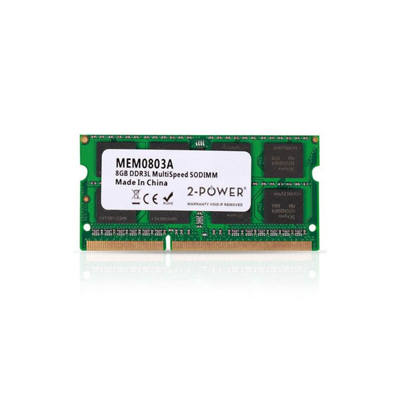 Memoria ram 2power SODIMM DDR3L 8Gb 1066/1333/1600mhz Bulk Multispeed / MEM0803A