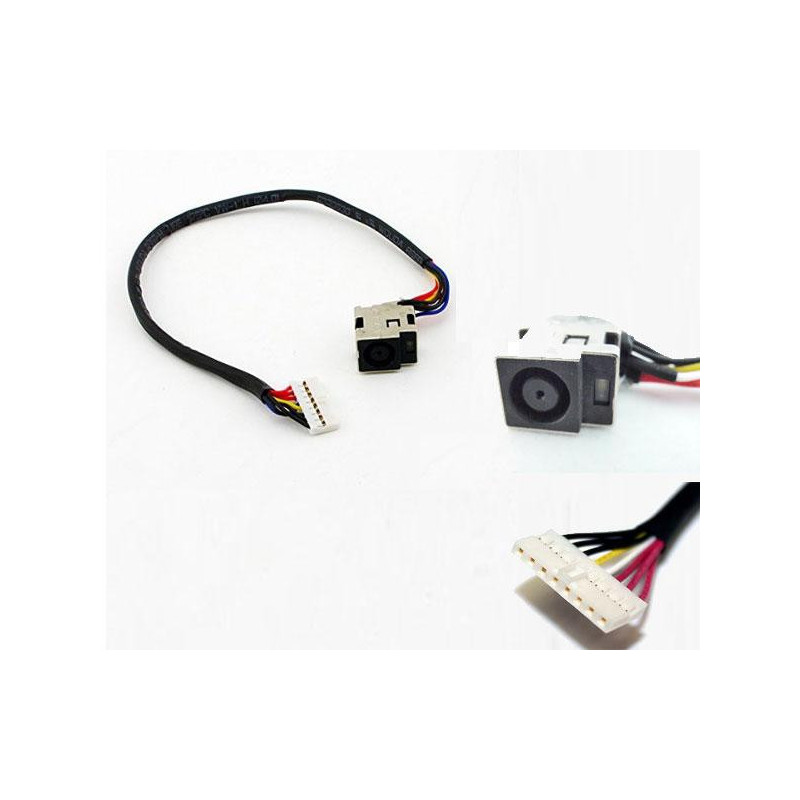 Dc-Jack compatible para portatil HP Dv8-1000 / 8 pines