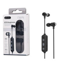 Auriculares deportivos Metal Muk C6076 / Bluetooth 5.0 / Rellamada / Negro / One+