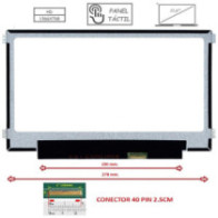 Pantalla compatible para portátil LED 11.6\ SLIM 40 Pines HD Táctil Brackets laterales"