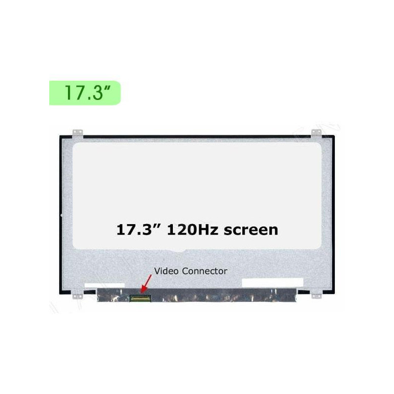 Pantalla para portátil LED 17.3\ Slim 40 Pines Full HD Mate 120Hz"