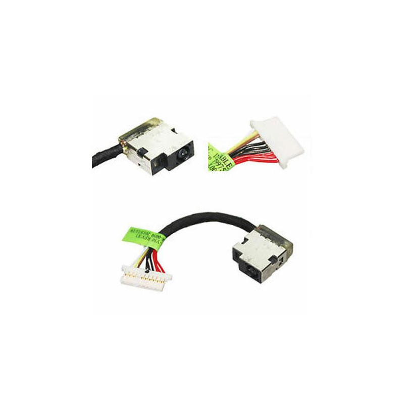 Dc-Jack compatible para portatil HP omen 15-a / 15-ac / 15-ax / 15-ax001np / Hp 255 / 7cm Aprox. / 7 Pines / 799736-f57