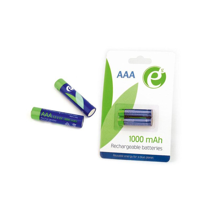 Pilas recargables Energenie AAA 1000 mah Ni-mh (2 pcs)  / Eg-ba-aaa10-01