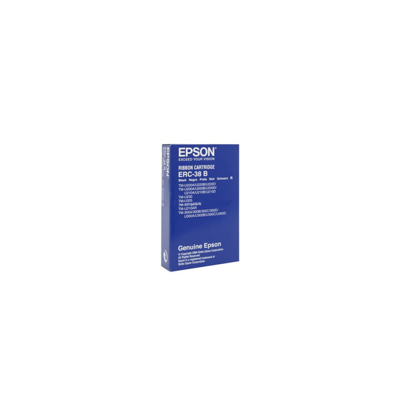 Cinta original Epson ERC38 Negro - Roja / S015376 / tmu-220/300 / Erc-38br