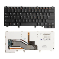 Teclado para portátil Ocasión Dell latitude e6420 / e5420 / e6320 / 6430 / Poinstick / negro inglés + pegatina castellano