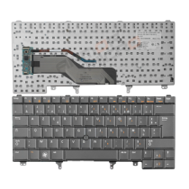 Teclado para portátil Ocasión Dell latitude e6420 / e5420 / e6320 / 6430 / Poinstick / negro francés + pegatina castellano