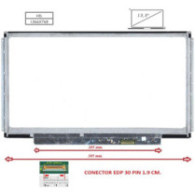 Pantalla compatible para portátil LED 13.3\ SLIM 30 Pines HD con Brackets Alargados"