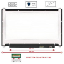 Pantalla compatible para portátil LED 13.3\ SLIM 30 Pines FULL HD con Brackets Mate"