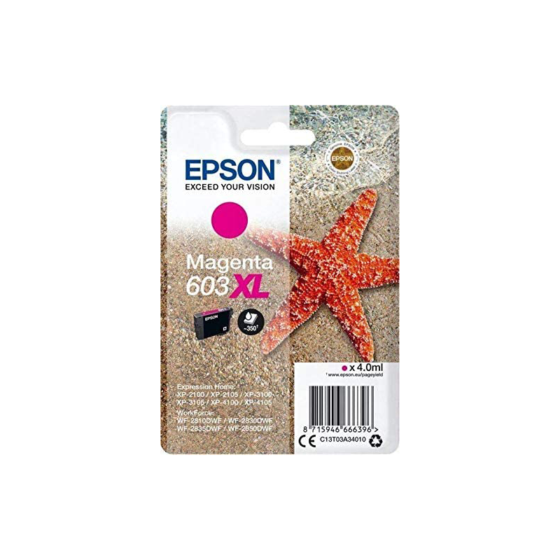 Singlepack magenta 603xl ink